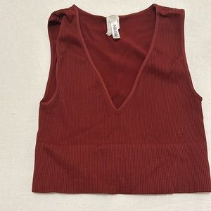 Yoga long lined bra top